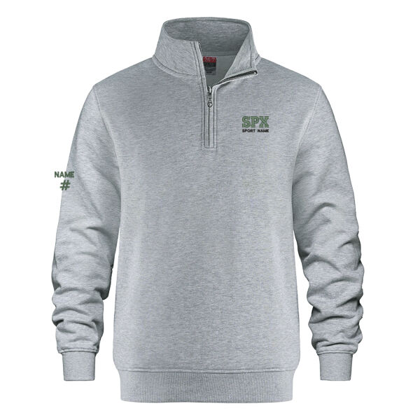Flux Unisex Athletics Embroidered Quarter-Zip Thumbnail